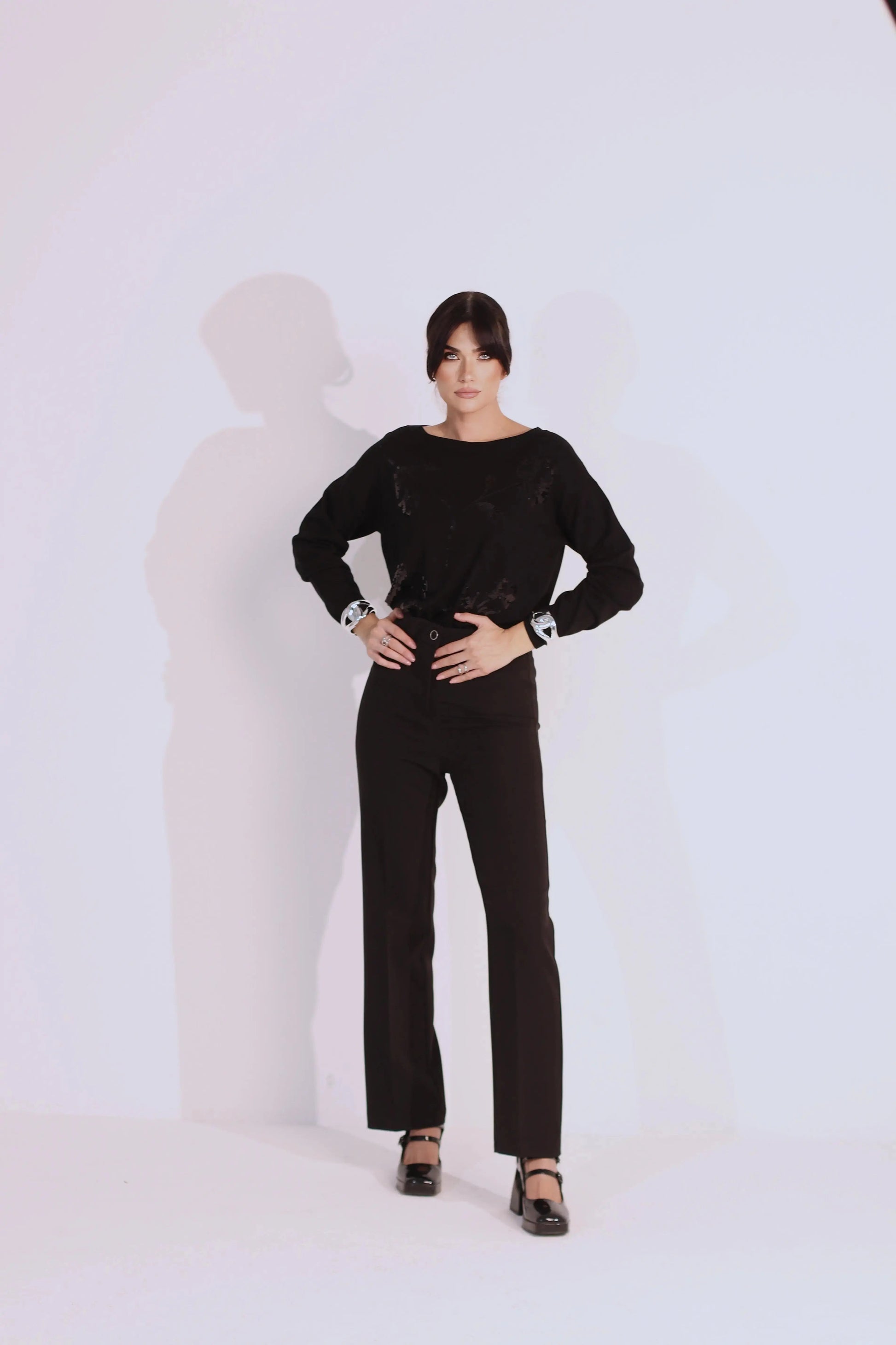 Pantalone sigaretta con bustino DORABELLA