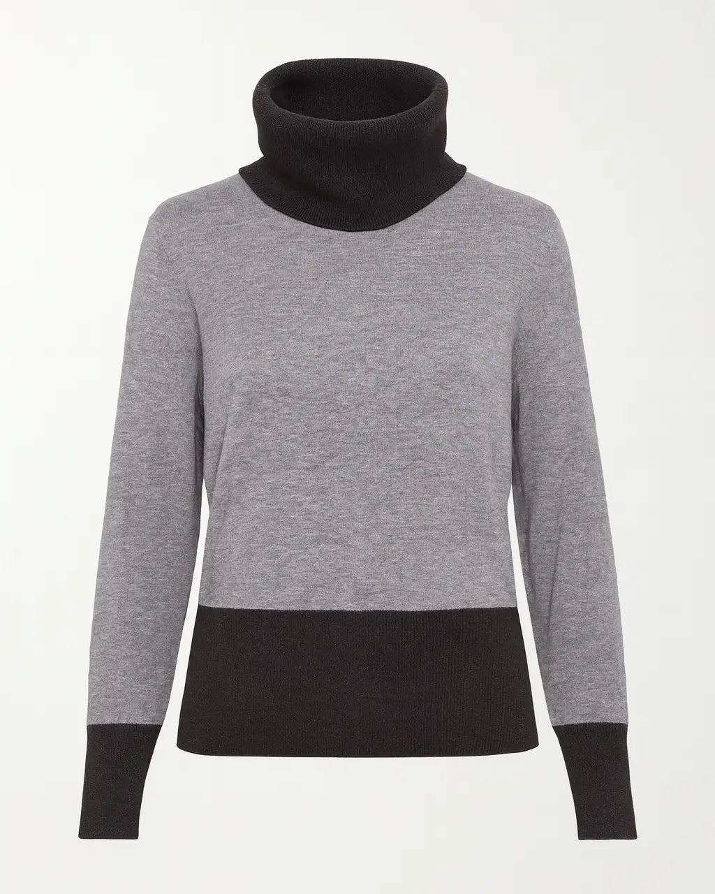 Maglia girocollo con profili a contrasto e collo staccabile DORABELLA