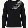 Maglia girocollo con ricamo in lurex DORABELLA
