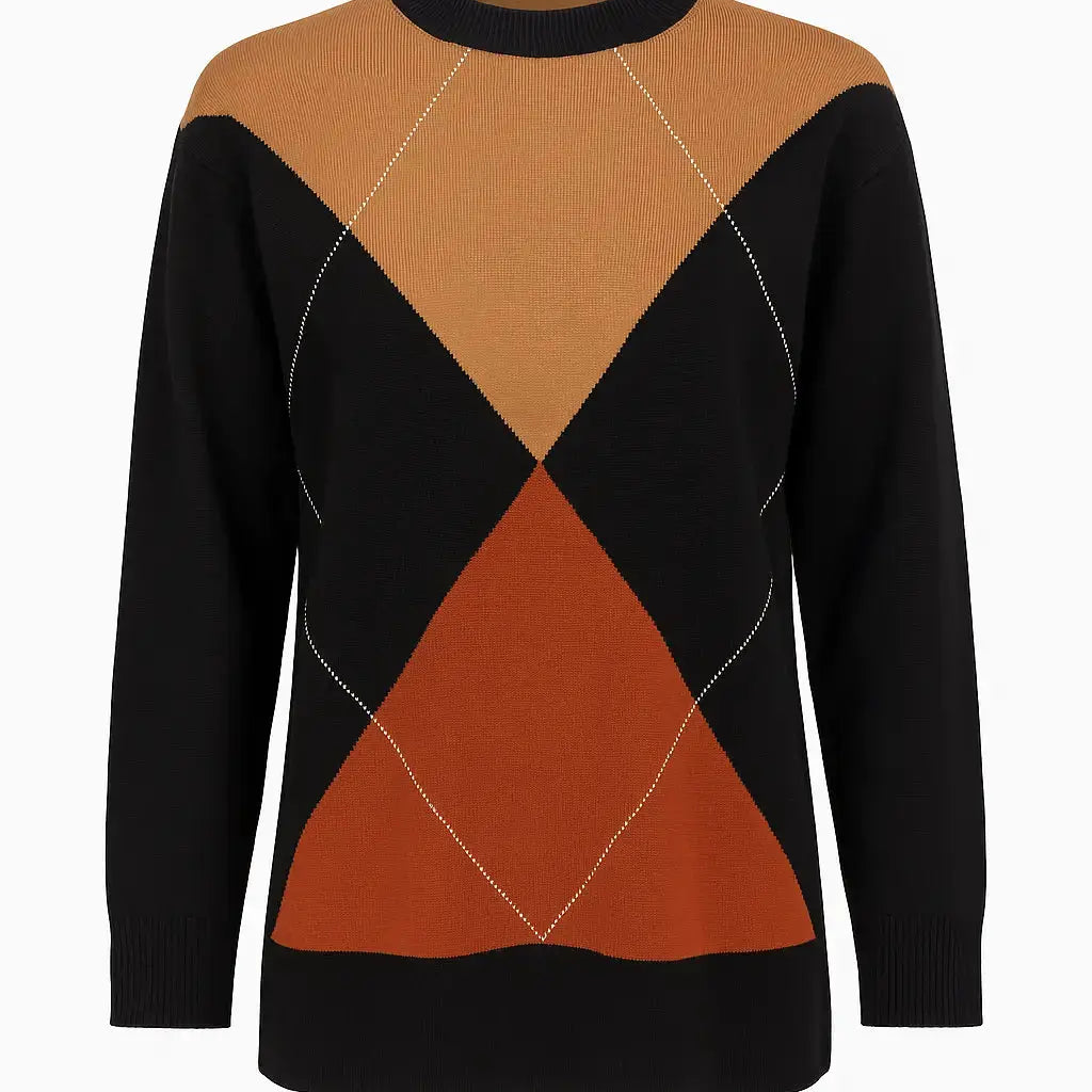 Maglia girocollo con rombi DORABELLA PIU'