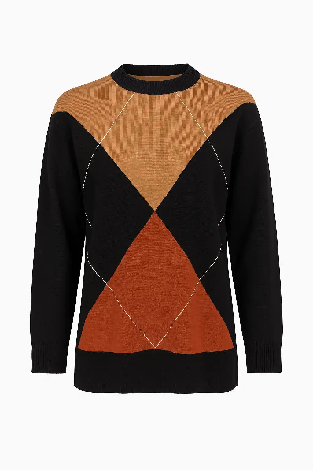 Maglia girocollo con rombi DORABELLA PIU'