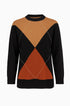 Maglia girocollo con rombi DORABELLA PIU'