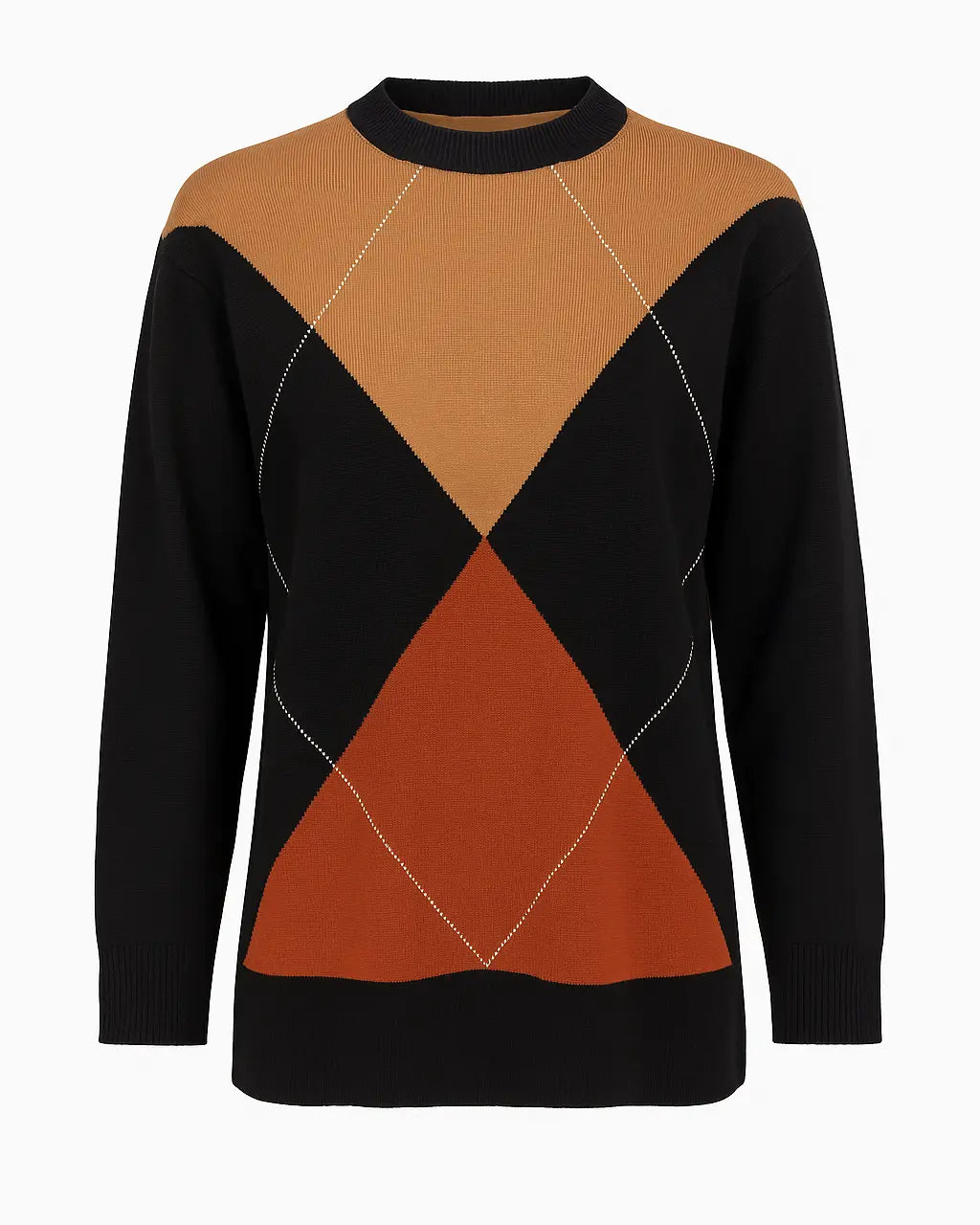 Maglia girocollo con rombi DORABELLA PIU'