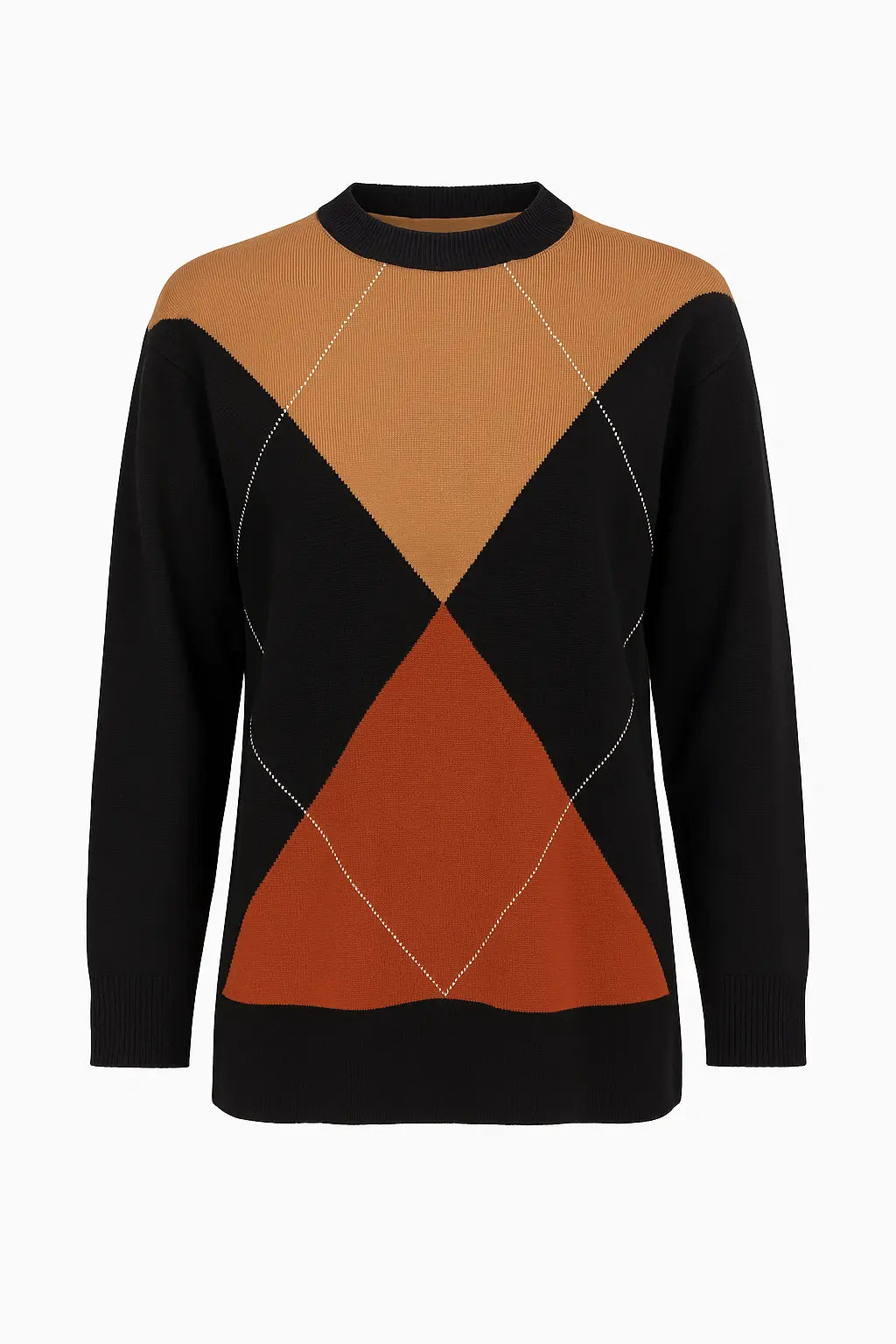 Maglia girocollo con rombi DORABELLA PIU'