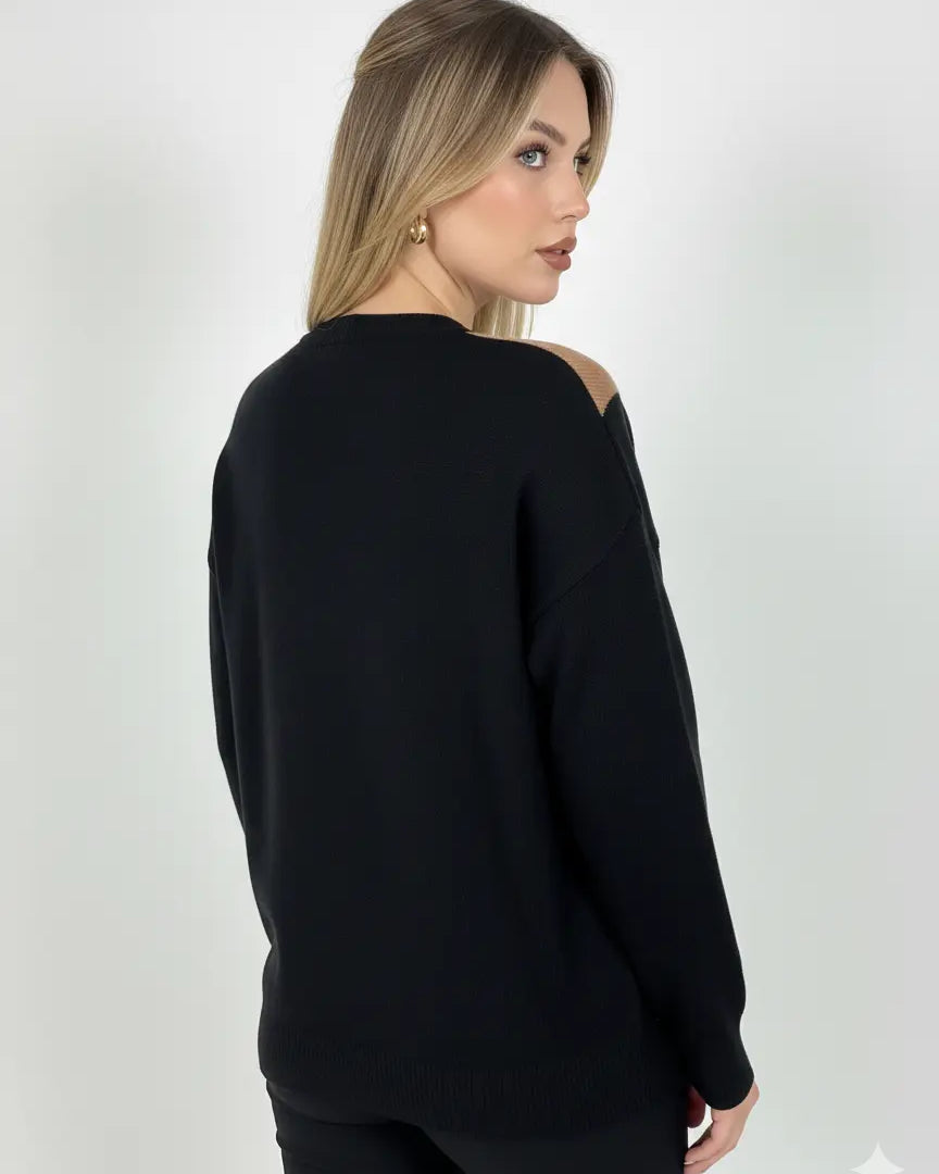 Maglia girocollo con rombi DORABELLA PIU'