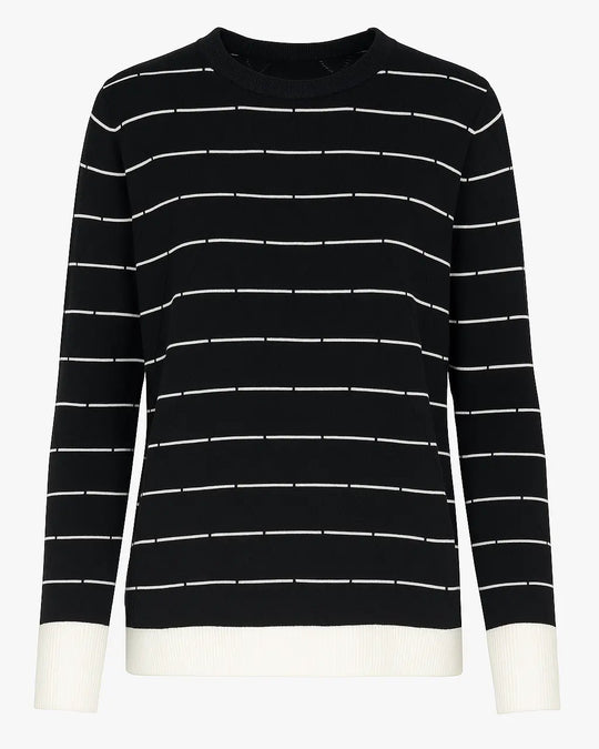 Maglia girocollo con rombi a rilievo DORABELLA