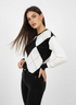 Maglia girocollo con rombi e applicazioni DORABELLA