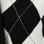 Maglia girocollo con rombi e applicazioni DORABELLA