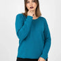 Maglia girocollo con spacco sulla schiena DORABELLA