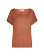 Maglia girocollo con strass BRUCIATO DORABELLA PIU' XL