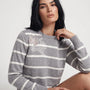 Maglia girocollo dettaglio in pizzo DORABELLA