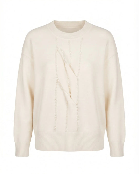 Maglia girocollo dettaglio intrecciato DORABELLA