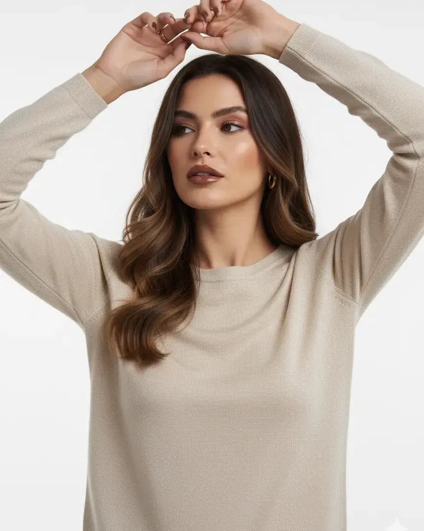 Maglia girocollo in lurex DORABELLA