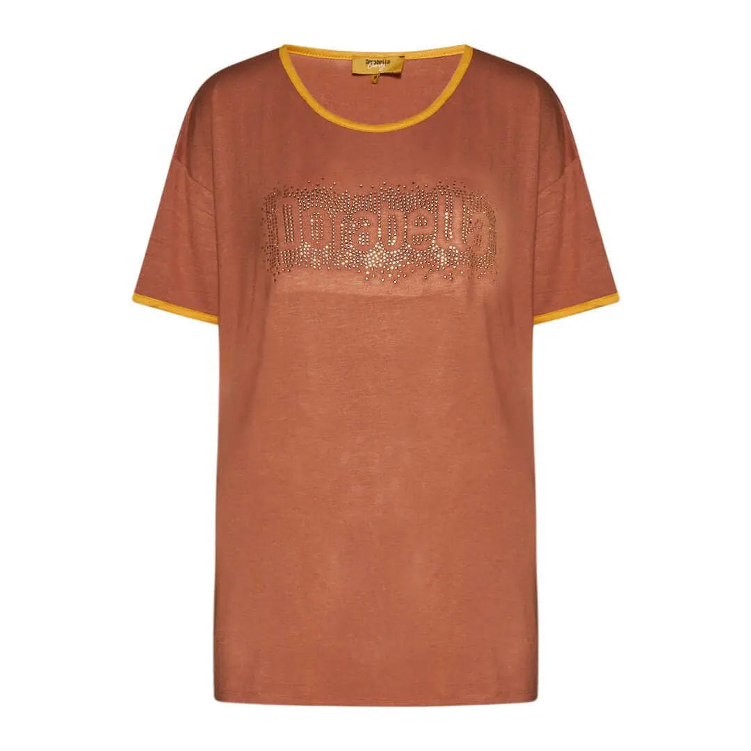 Maglia girocollo paillettes BRUCIATO DORABELLA CURVY XL