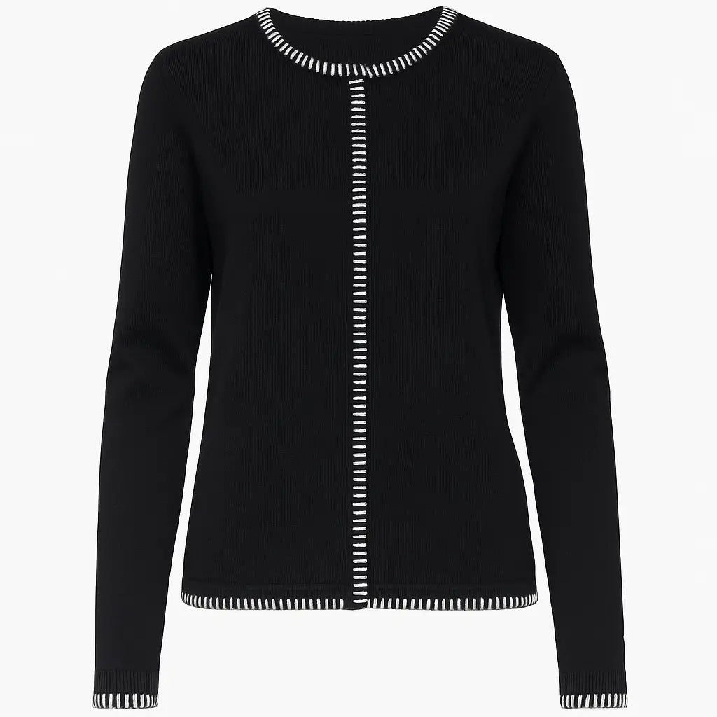 Maglia girocollo punto cavallo DORABELLA