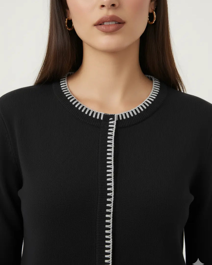 Maglia girocollo punto cavallo DORABELLA