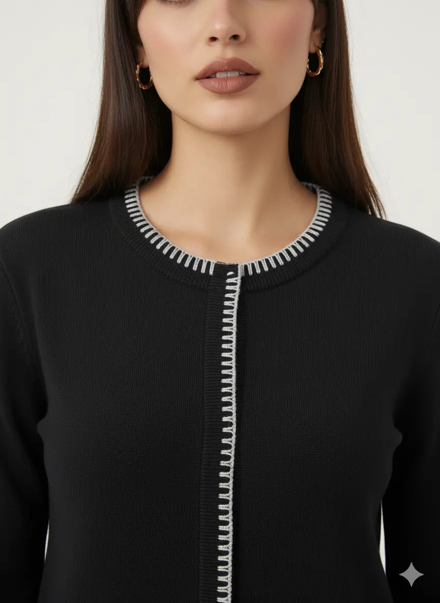 Maglia girocollo punto cavallo DORABELLA