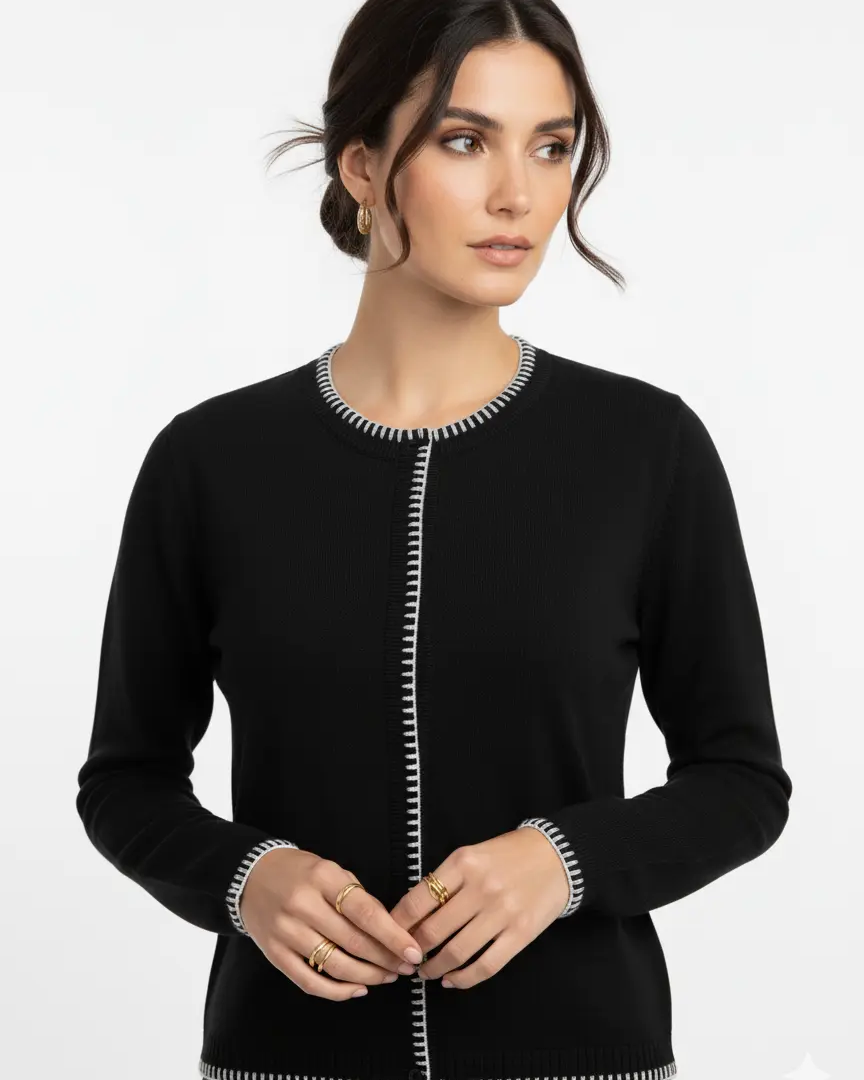 Maglia girocollo punto cavallo DORABELLA