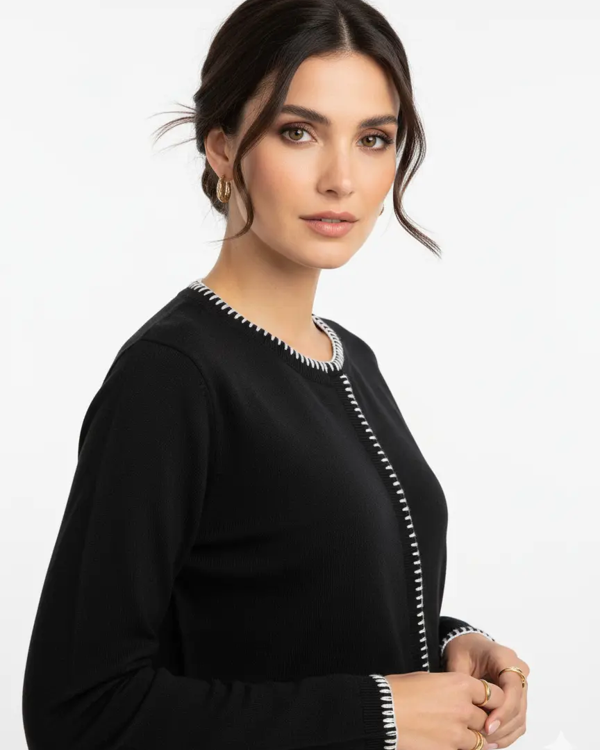 Maglia girocollo punto cavallo DORABELLA