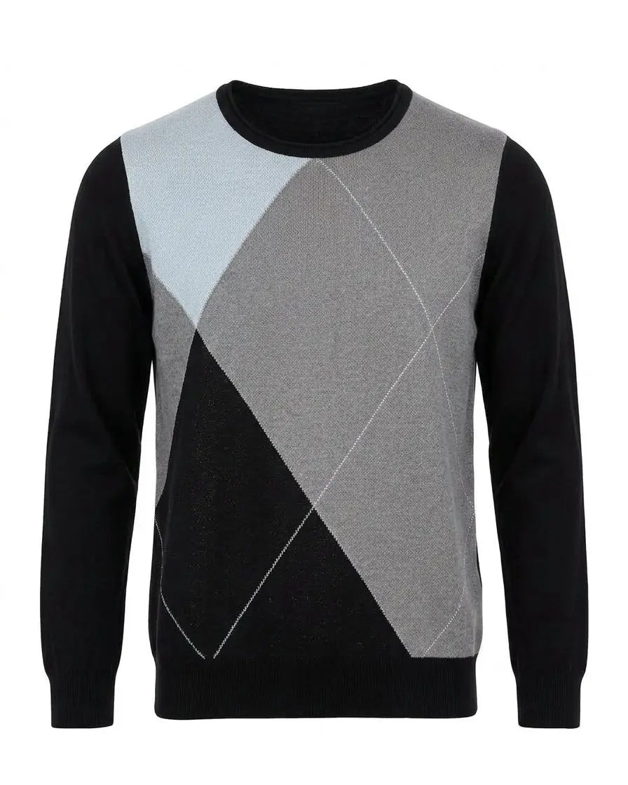 Maglia girocollo rombi DORABELLA