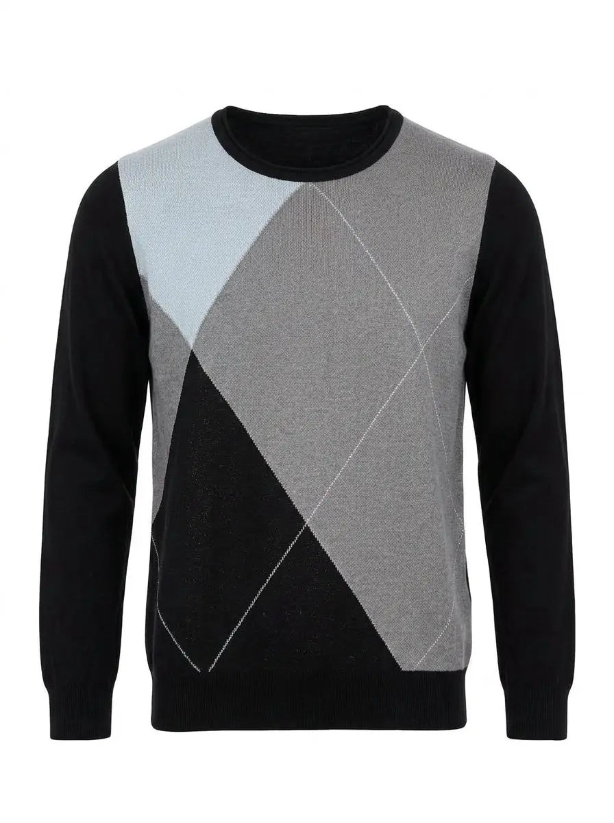 Maglia girocollo rombi DORABELLA