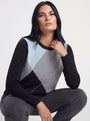 Maglia girocollo rombi DORABELLA