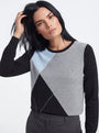 Maglia girocollo rombi DORABELLA