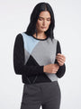 Maglia girocollo rombi DORABELLA