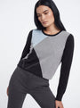 Maglia girocollo rombi DORABELLA