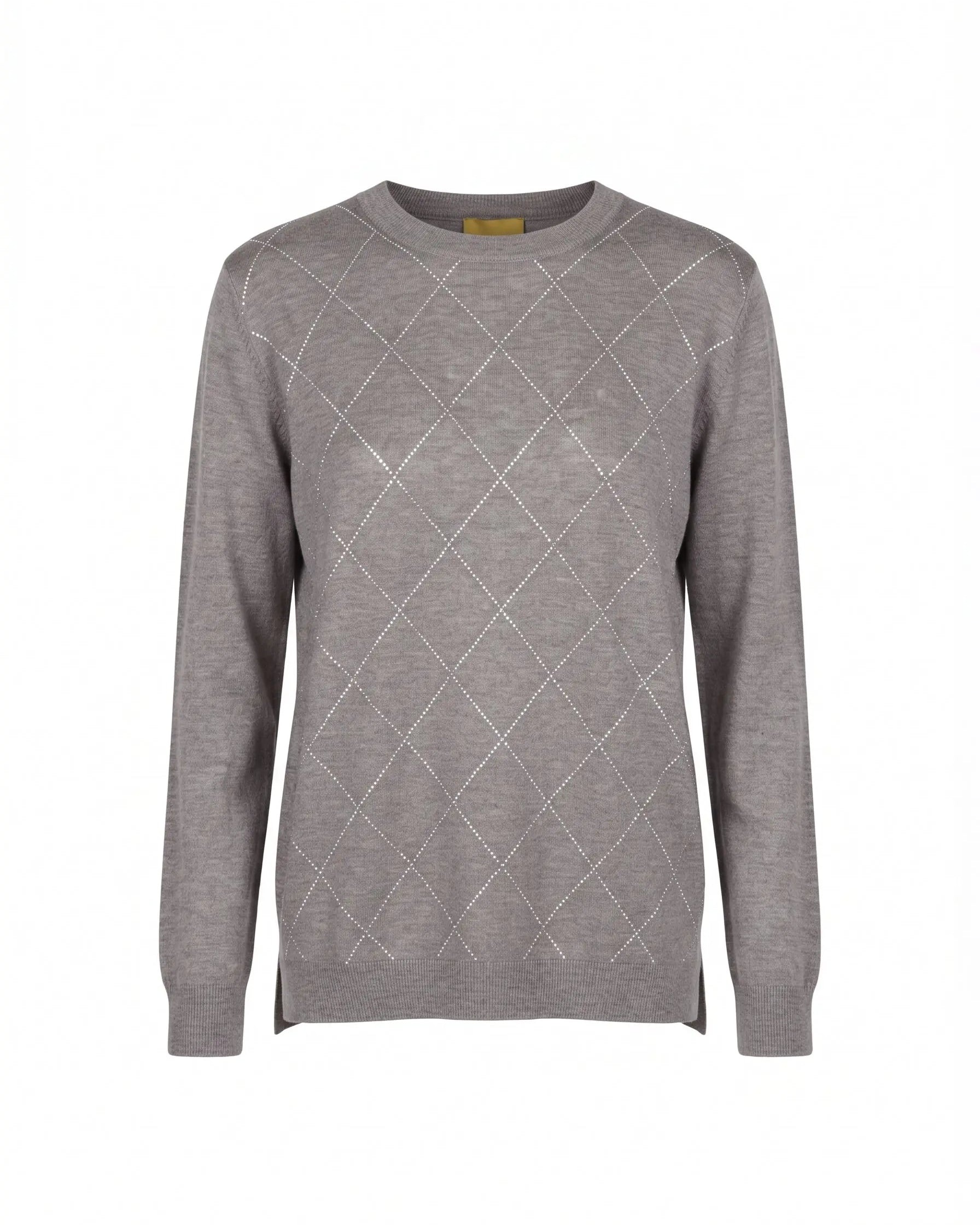 Maglia girocollo rombi rilievo DORABELLA PIU'