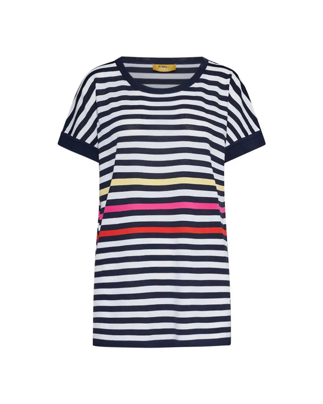 Maglia in fantasia righe BLUE NAVY DORABELLA CURVY XL