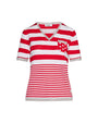 Maglia in fantasia righe ROSSO DORABELLA XL