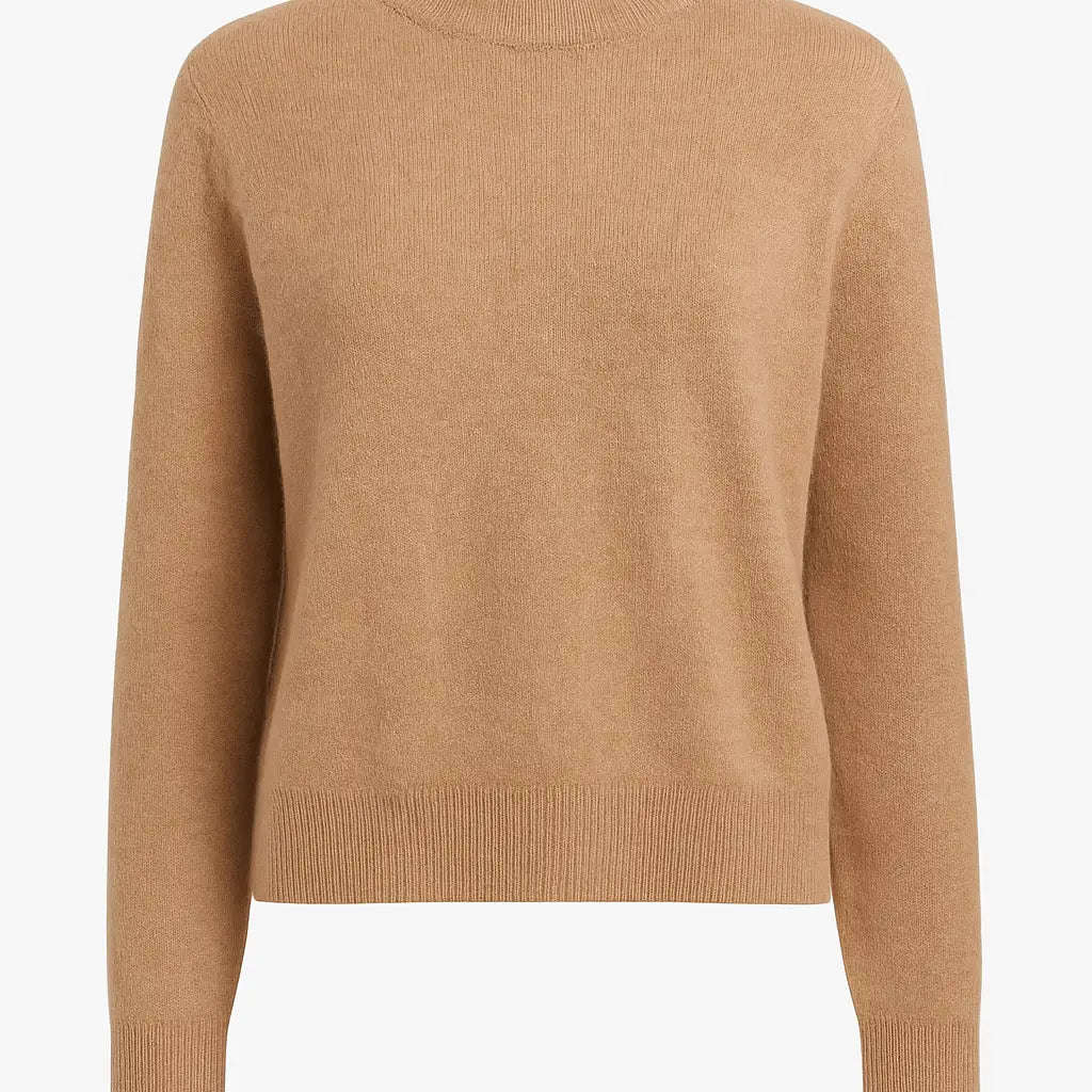 Maglia in misto baby alpaca UNICA by Ironica Taglia unica (44/46 o M/L) / cammello