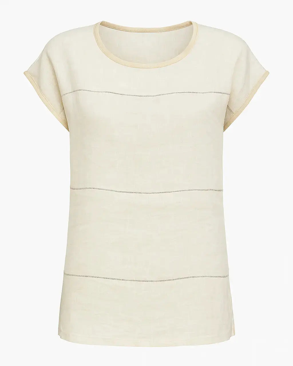 Maglia in misto lino e rayon con passamaneria frontale DORABELLA XXL