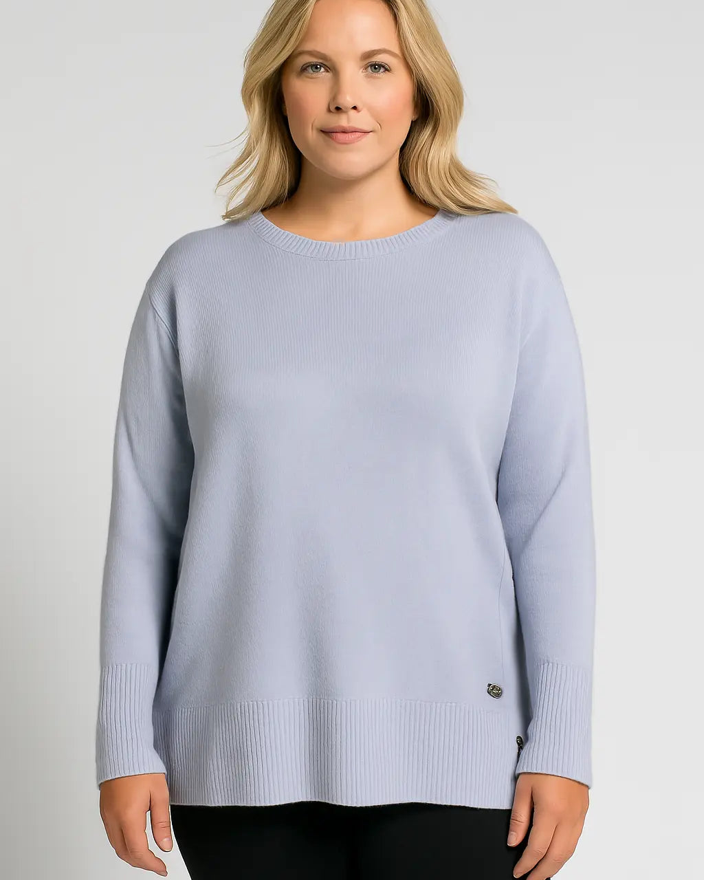 Maglia in misto viscosa con collo staccabile CELESTE DORABELLA CURVY