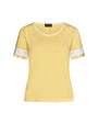 Maglia in tinta unita in cotone GIALLO DORABELLA XL