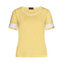 Maglia in tinta unita in cotone GIALLO DORABELLA XL