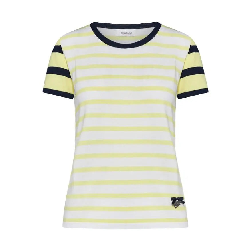 Maglia in viscosa a righe BIANCO DORABELLA XL