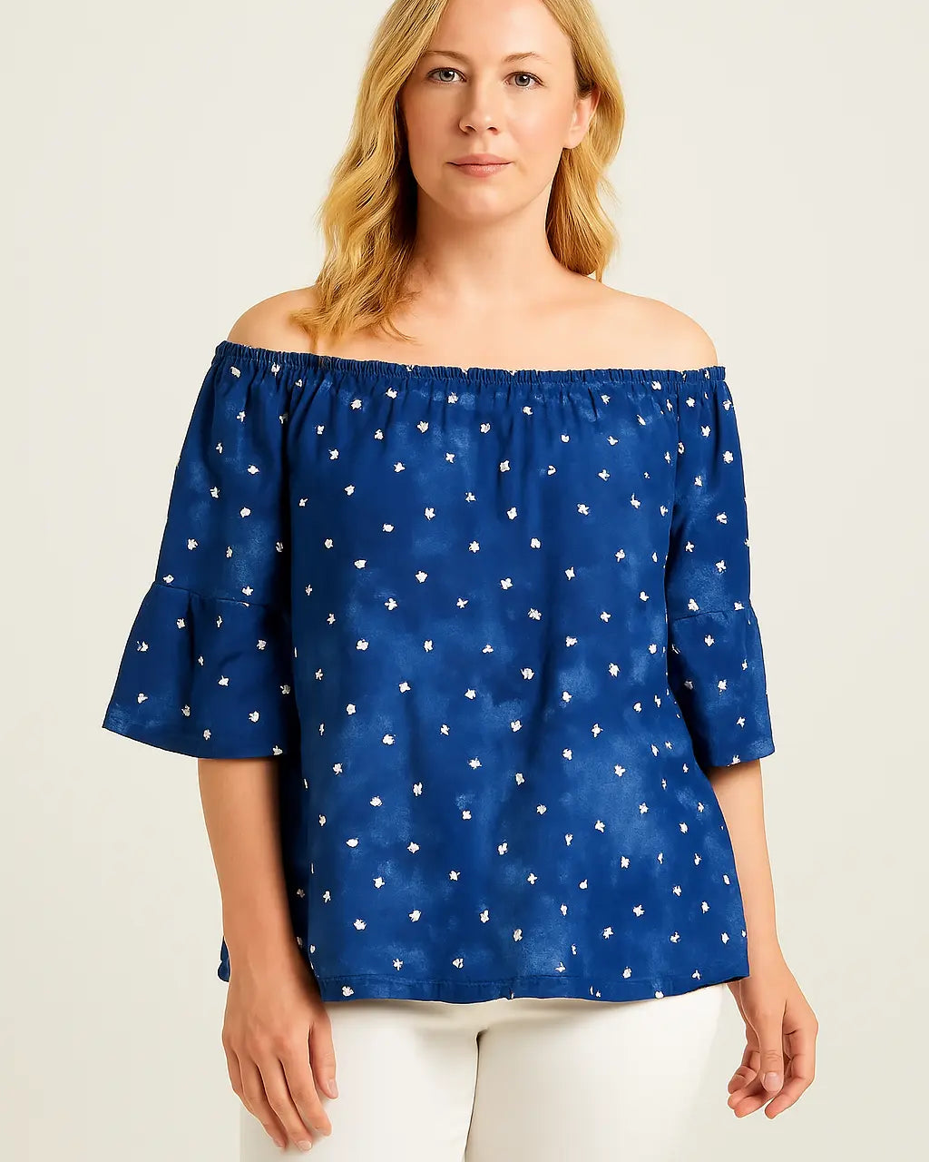 Maglia in viscosa con collo shiffer BLUETTE DORABELLA