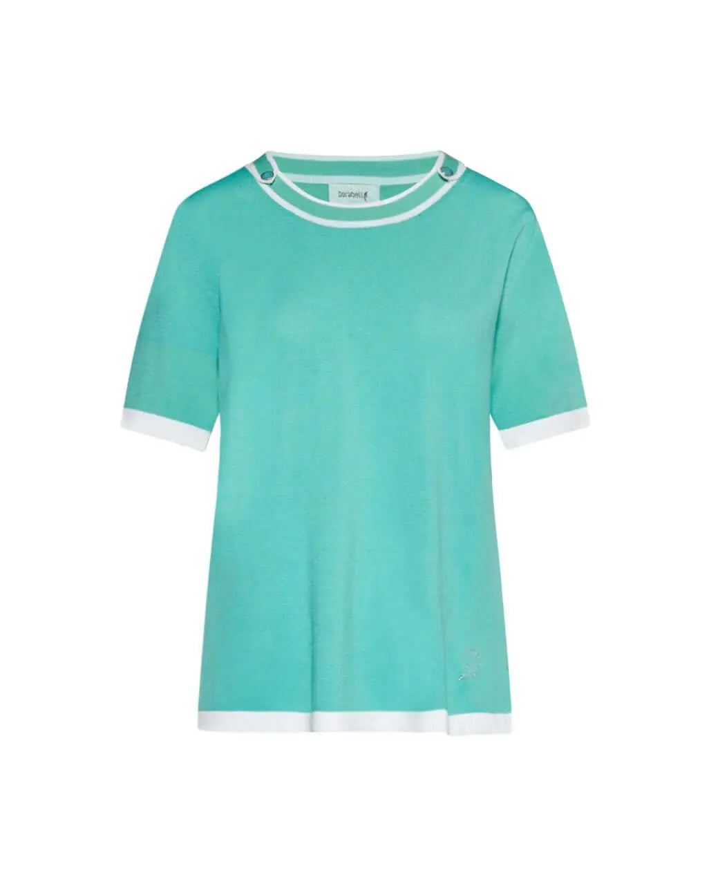 Maglia in viscosa con dettaglio bottoni VERDE DORABELLA XL