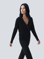Maglia incrocio con strass DORABELLA