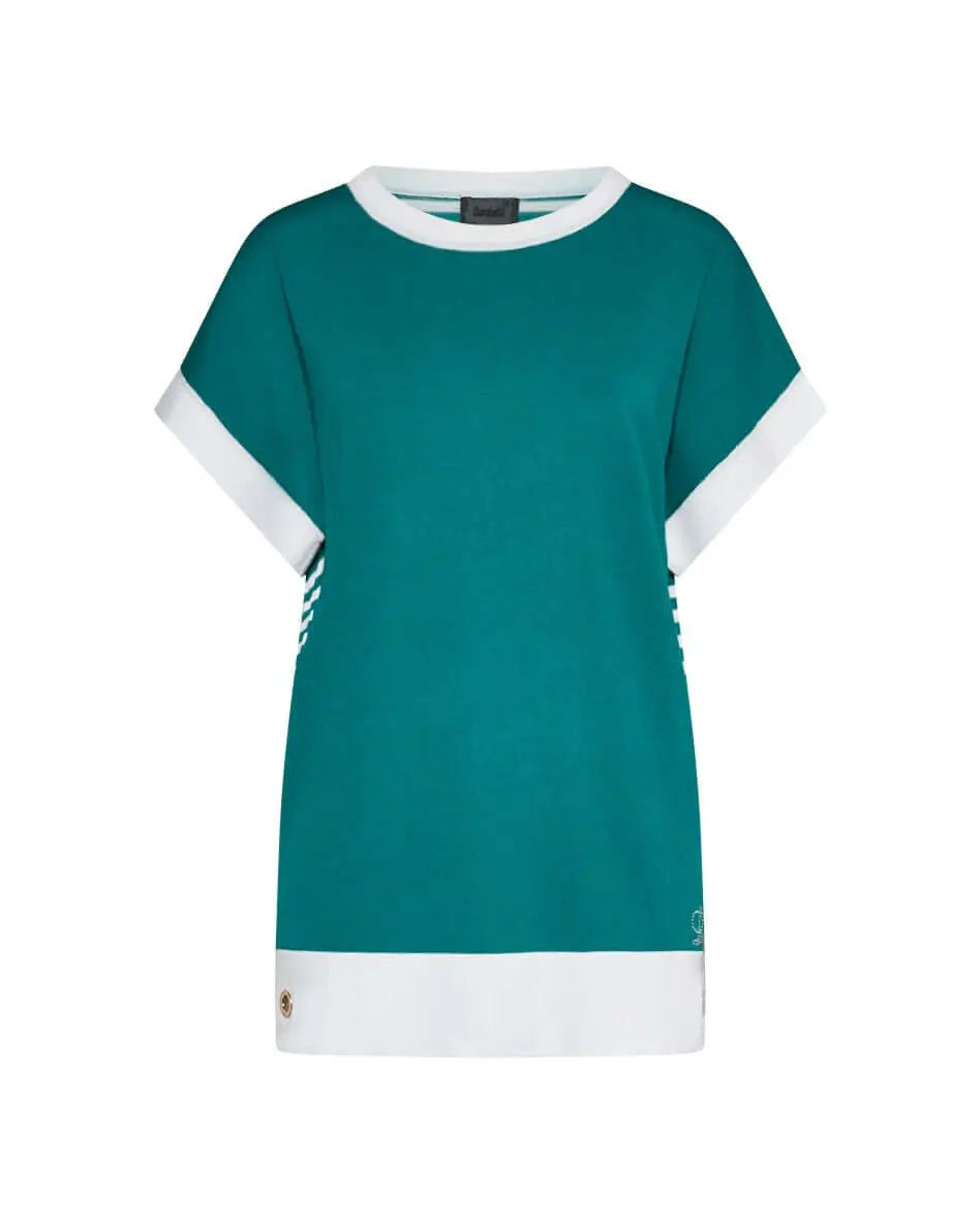 Maglia kimono con righe sul retro SMERALDO DORABELLA XL
