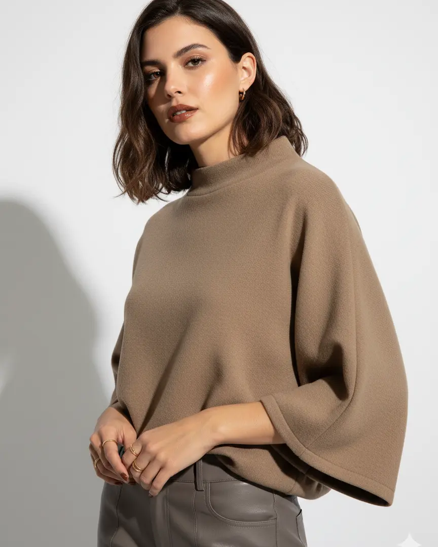 Maglia kimono in tinta unita DORABELLA