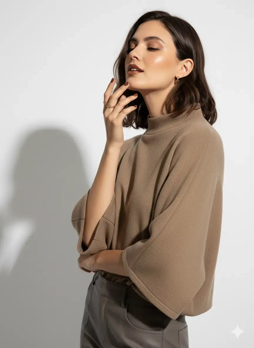 Maglia kimono in tinta unita DORABELLA