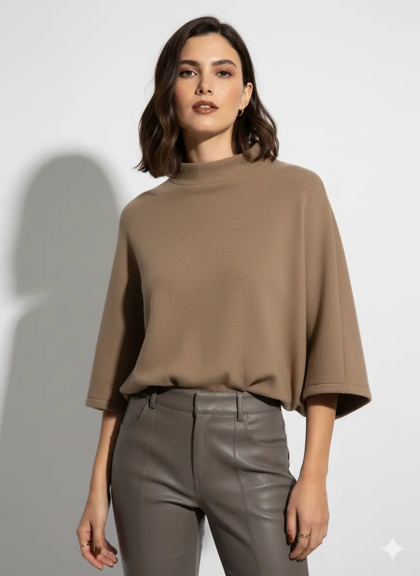 Maglia kimono in tinta unita DORABELLA