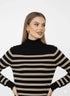 Maglia lupetto a righe DORABELLA