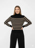 Maglia lupetto a righe DORABELLA
