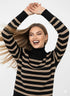 Maglia lupetto a righe DORABELLA