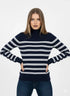 Maglia lupetto a righe DORABELLA