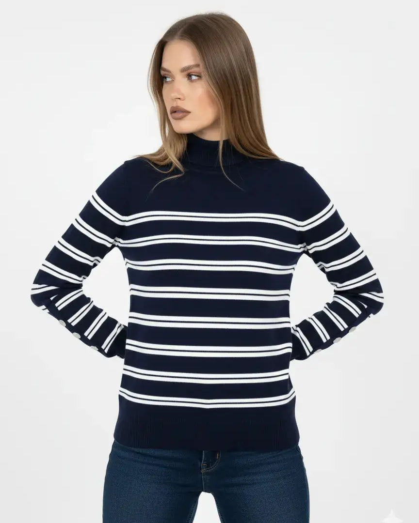 Maglia lupetto a righe DORABELLA